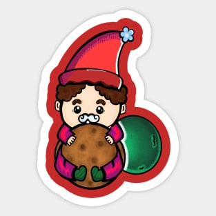 Baby Santa Sticker